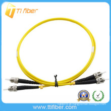 Single Mode ST / UPC Fibra Óptica Patch Cord